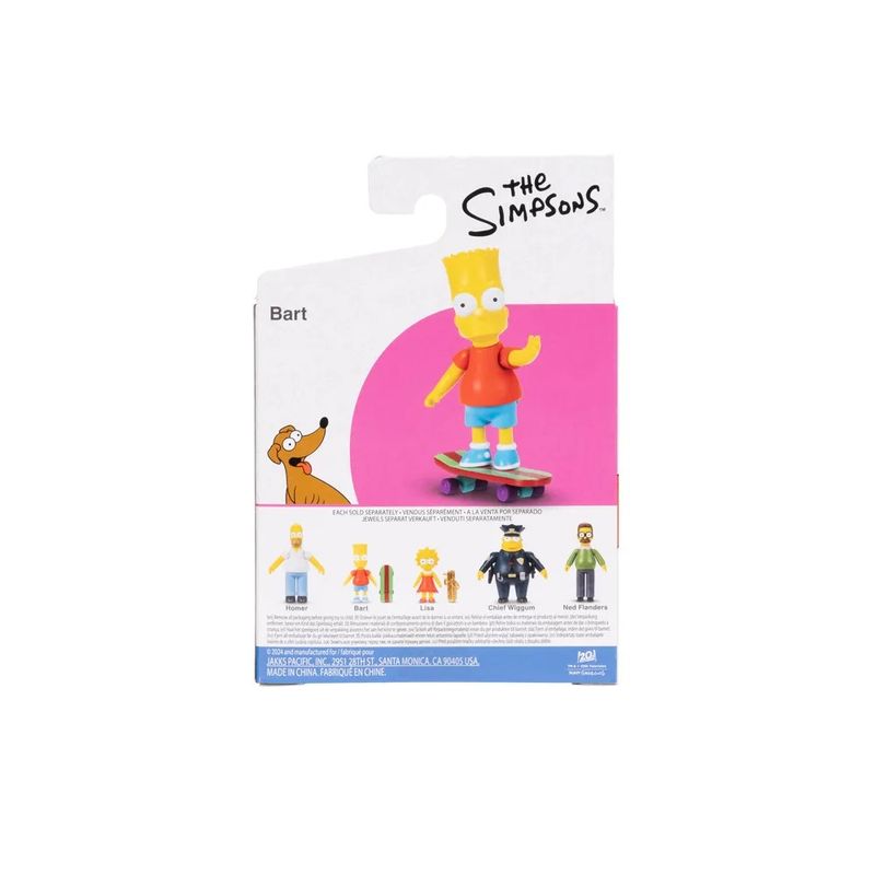 SUN4040 BART - Figura Simpsons - Bart com Skate - 5 cm - Sunny 6