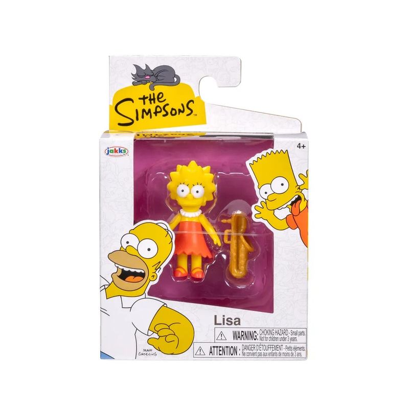 SUN4040 LISA - Figura Simpsons - Lisa com Saxofone - 5 cm - Sunny 2
