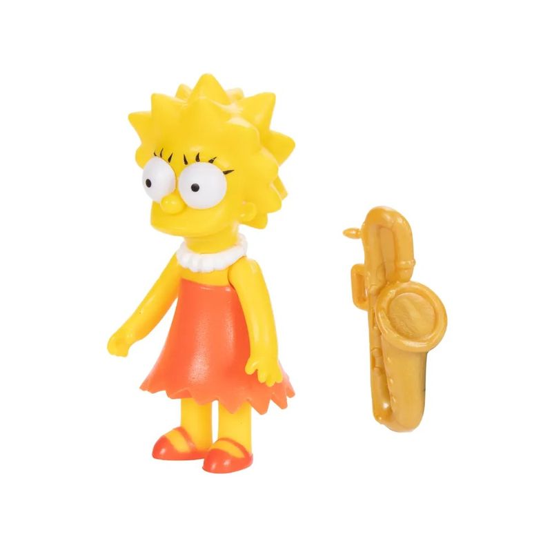 SUN4040 LISA - Figura Simpsons - Lisa com Saxofone - 5 cm - Sunny 4