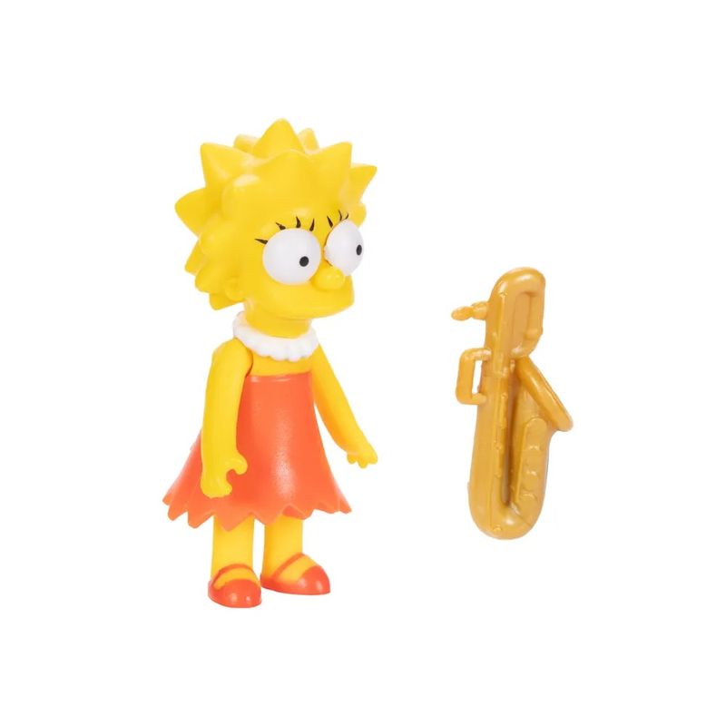 SUN4040 LISA - Figura Simpsons - Lisa com Saxofone - 5 cm - Sunny 5