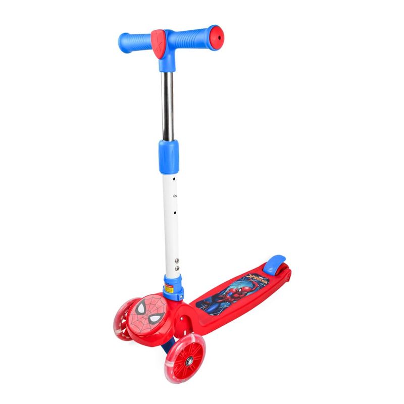 STIDIS0370 - Patinete Infantil - 3 Rodas com Luzes - Spider Man - Marvel - BBR Toys 1