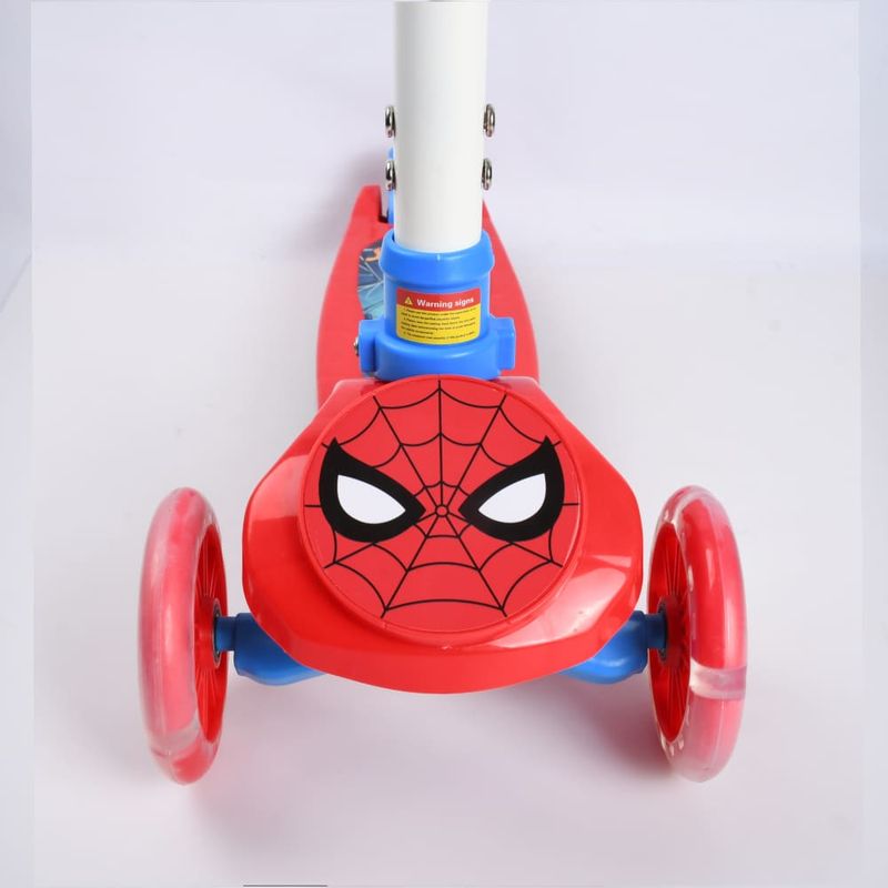 STIDIS0370 - Patinete Infantil - 3 Rodas com Luzes - Spider Man - Marvel - BBR Toys 4