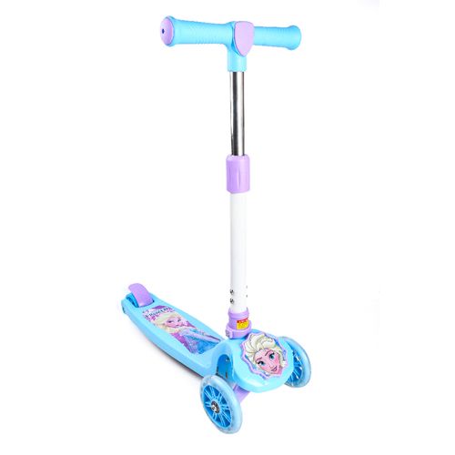 Patinete Infantil - 3 Rodas com Luzes - Frozen - Disney - BBR Toys