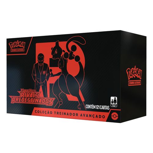 Box Pokémon - Rivais Predestinados - Coleção Treinador Avançado -  Escarlate e Violeta - Copag