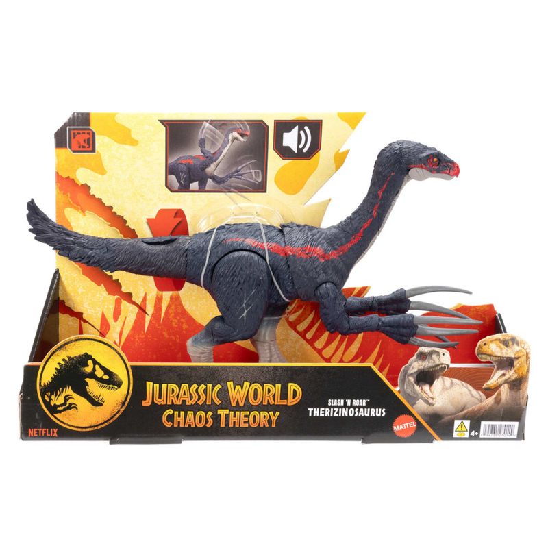 MATJCG16 - Dinossauro Articulado com Som - Therizinosaurus - Jurassic World - 36 cm - Mattel 2