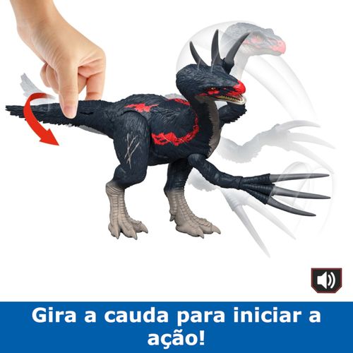 Dinossauro Articulado com Som - Therizinosaurus - Jurassic World - 36 cm - Mattel
