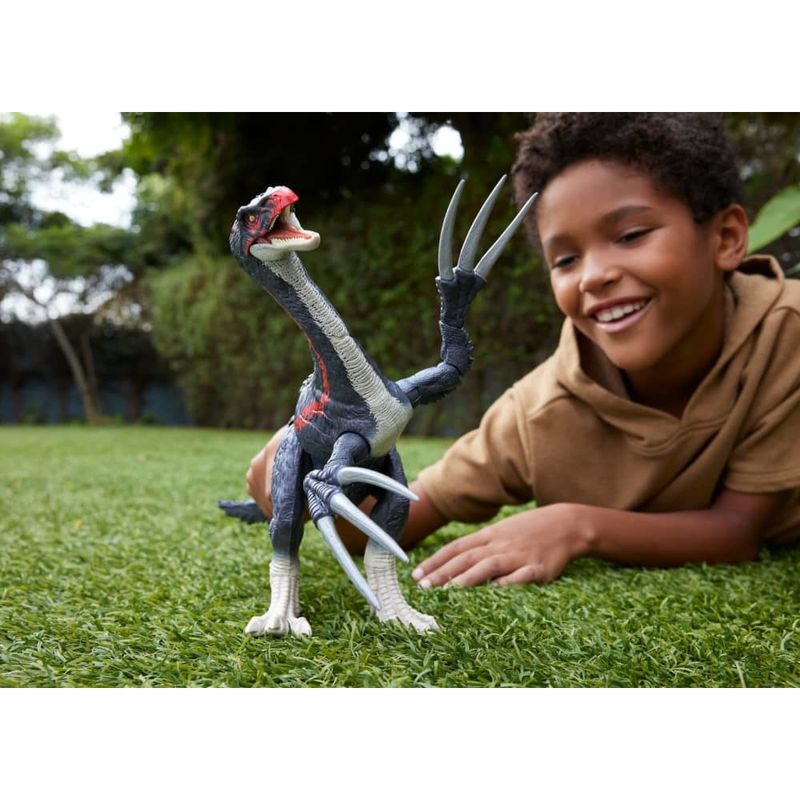 MATJCG16 - Dinossauro Articulado com Som - Therizinosaurus - Jurassic World - 36 cm - Mattel 6
