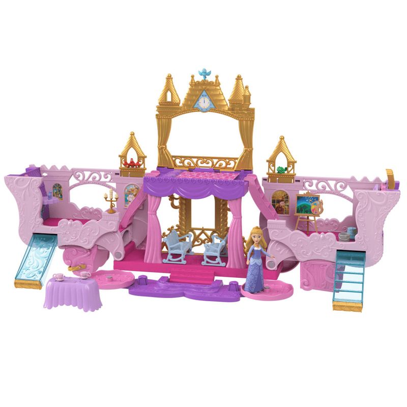 MATHWX17---Playset-com-Mini-Boneca---Carruagem-do-Castelo---Disney---Mattel-1