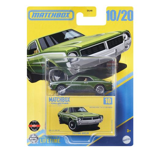Carrinho Matchbox - AMC Javelin 1970 - Collectors - 1:64 - Mattel