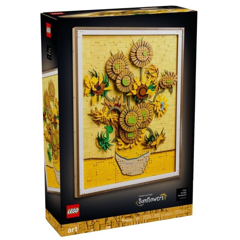 LEG31215---LEGO-Art---Vincent-van-Gogh---Girassois---2615-Pecas---31215-2
