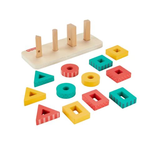 Classificador De Formas - Madeira - Fischer Price - Mattel