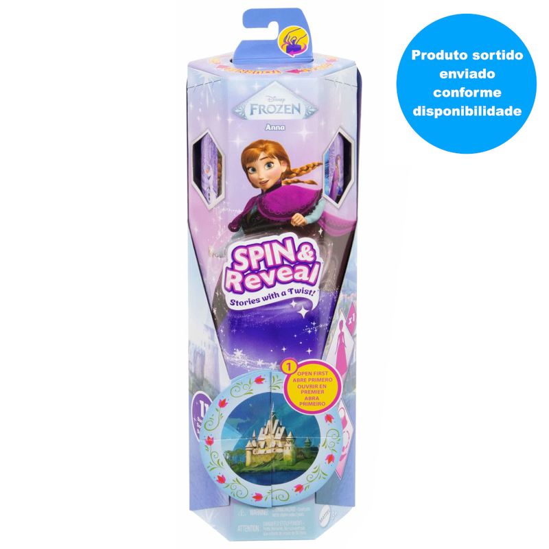 MATJBG60 - Boneca Princesa com Surpresas - Anna - Spin - Reveal - Frozen - Disney - Mattel 1