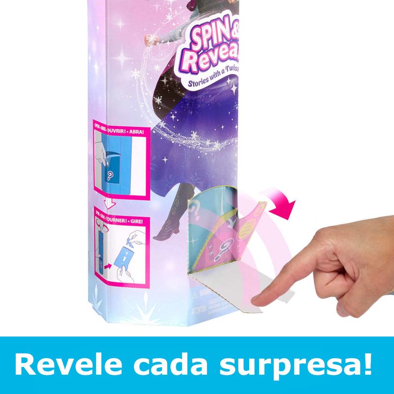 MATJBG60 - Boneca Princesa com Surpresas - Anna - Spin - Reveal - Frozen - Disney - Mattel 6