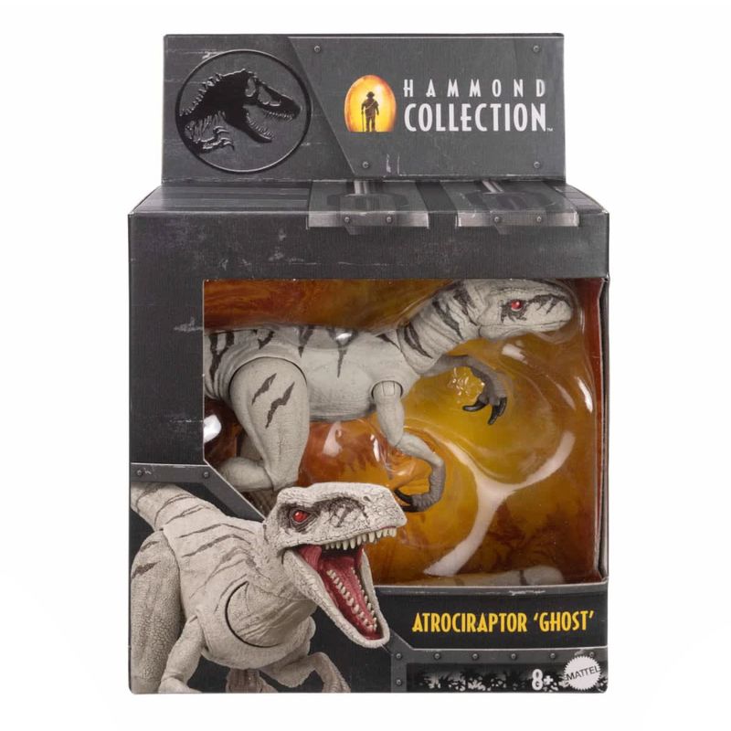 MATHFG54 JDJ06 - Dinossauro Articulado - Atrociraptor Ghost - Hammond Collection - Jurassic 2