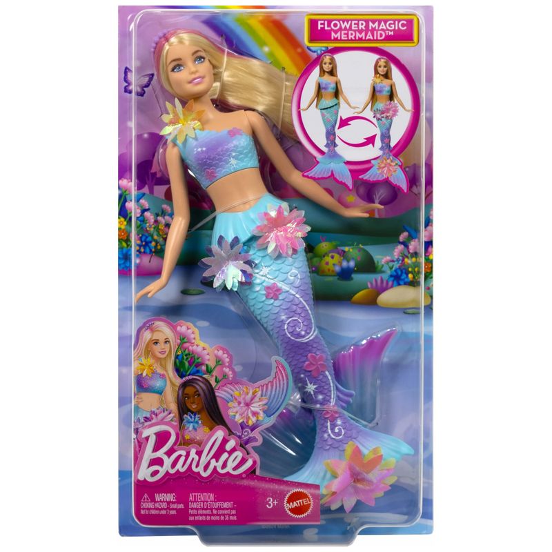 MATJDM72 - Boneca Barbie - Flower Magic Mermaid - Mattel 2