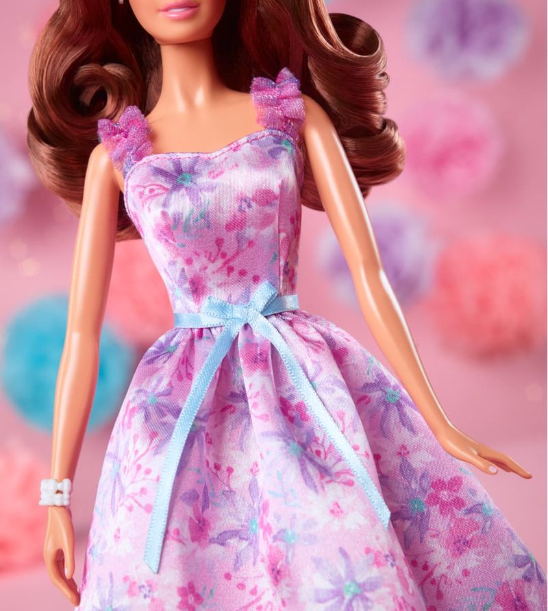 MATHRM54 - Boneca Barbie Colecionavel - Birthday Wishes - Signature - Mattel 4