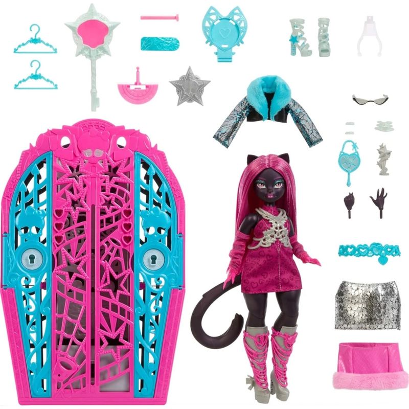 MATJBG79 JBG82 - Boneca Monster High - Catty Noir - Hauntlywood Mysteries - Mattel 4