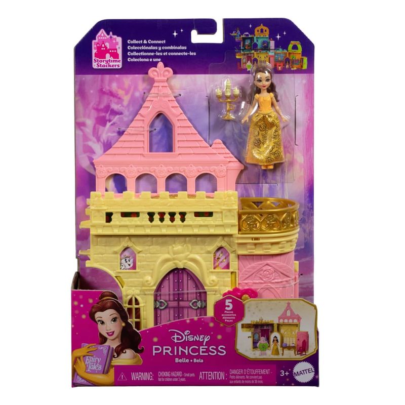MATJDP54 - Playset Princesas com Mini Boneca - Bela - Disney - Mattel 2