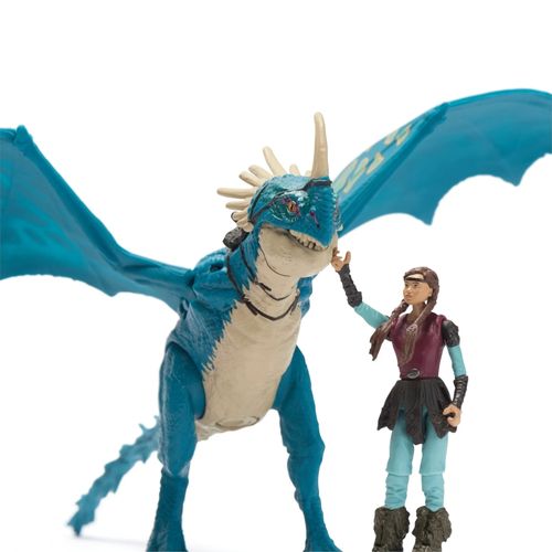Conjunto de Figuras - Tempestade e Astrid - Como Treinar o seu Dragão - 25 cm - Sunny