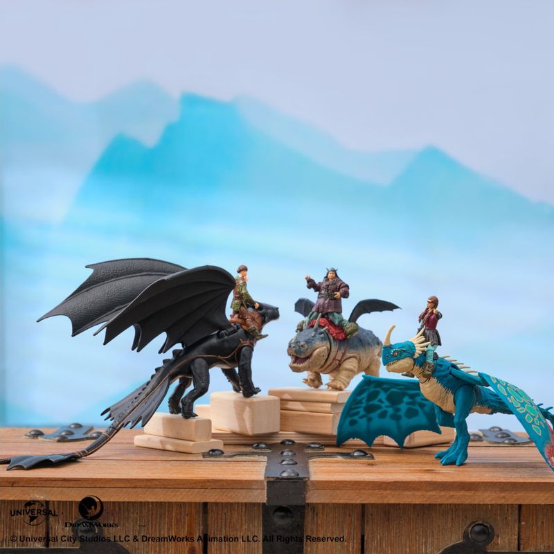 SUN4465-GRONKEL---Conjunto-de-Figuras---Gronkel-e-Melequento---Como-Treinar-seu-Dragao---25-cm---6