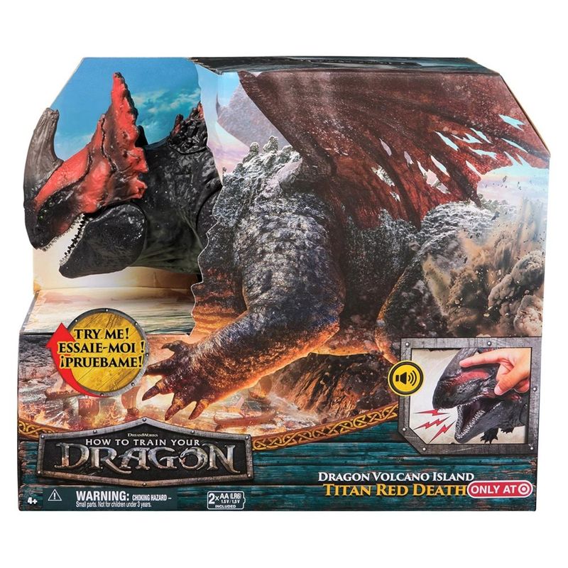 SUN4473 - Figura Articulada com Som - Titan Red Death - Como Treinar o Seu Dragao - 58 cm - Sunny 2