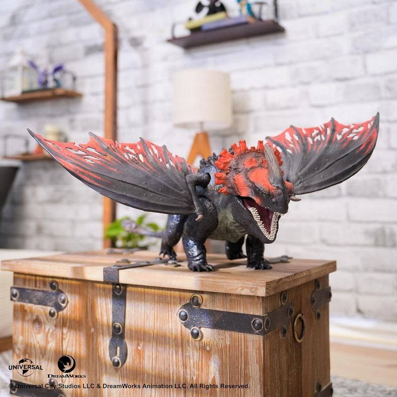 SUN4473 - Figura Articulada com Som - Titan Red Death - Como Treinar o Seu Dragao - 58 cm - Sunny 7