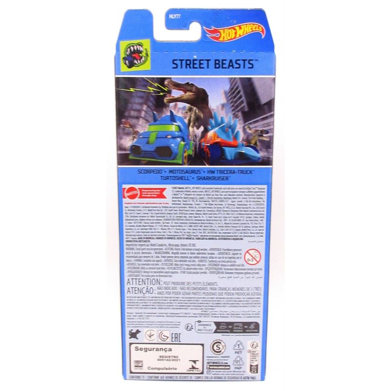MAT1806-HLY77---Carrinhos-Hot-Wheels---Street-Beasts---Pacote-com-5-Carros---164---Mattel-2