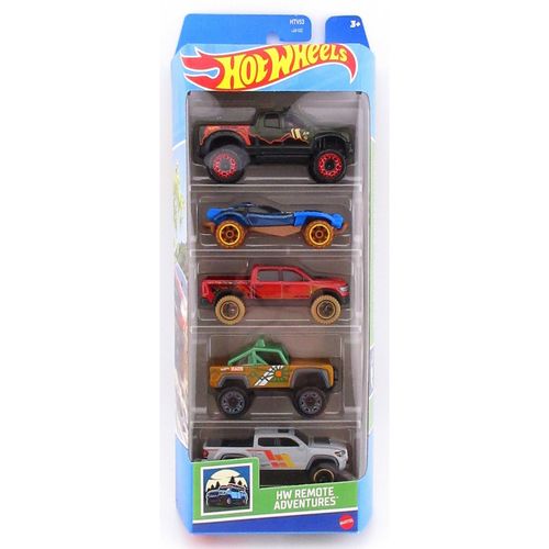 Carrinhos Hot Wheels - Remote Adventures 2024 - Pacote com 5 Carros - 1:64 - Mattel