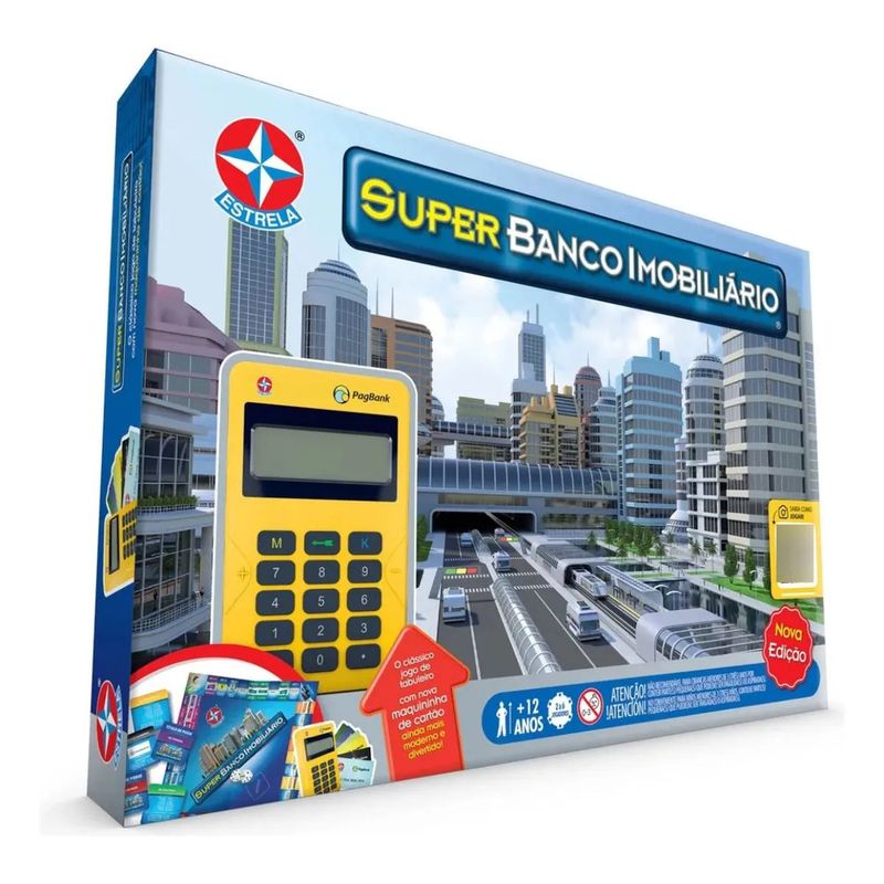 1201602800034 - Jogo de Tabuleiro - Super Banco Imobiliario - Estrela 1