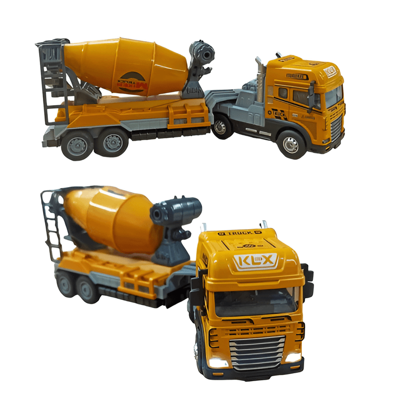 YES330254 - Veiculo com Friccao - Caminhao com Betoneira - Engineering - Luz e Som - 124 - Yes Toys 4