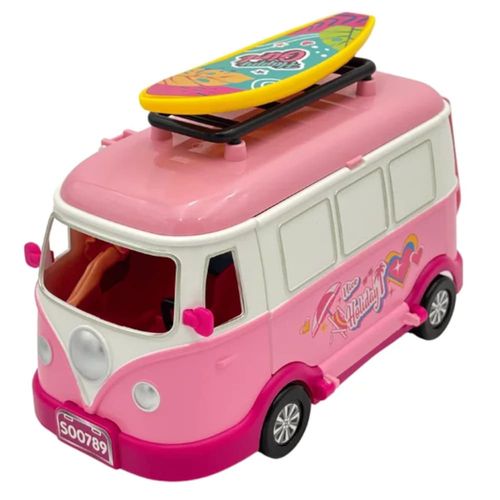 Playset Motorhome - Brinquedo com Bonecas e Acessórios - Kit de Viagem Completo - Pop Fun - BBR Toys