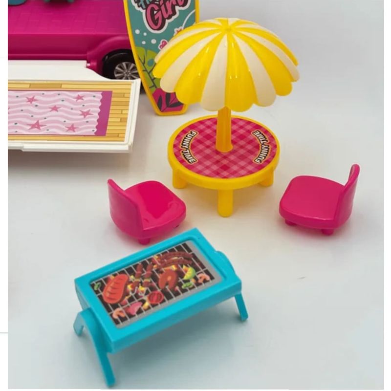 STIEBSC00015 - Playset Motorhome - Brinquedo com Bonecas e Acessorios - Kit de Viagem Completo  4