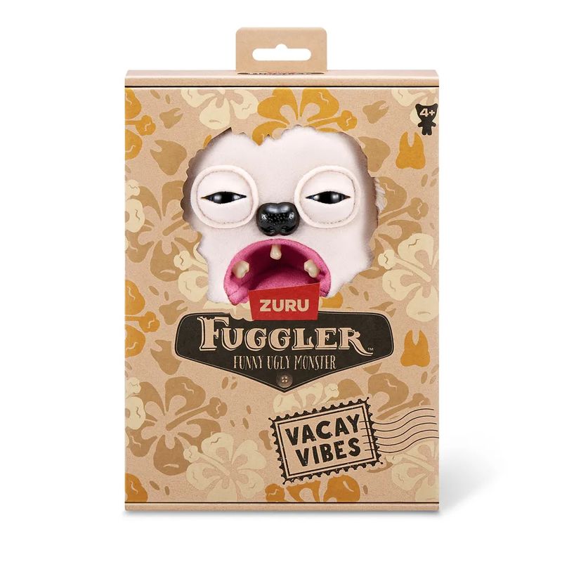 CAN27002 BRANCO - Pelucia Fuggler - Hedge Grog - Vacay Vibes - 23 cm - Candide 2