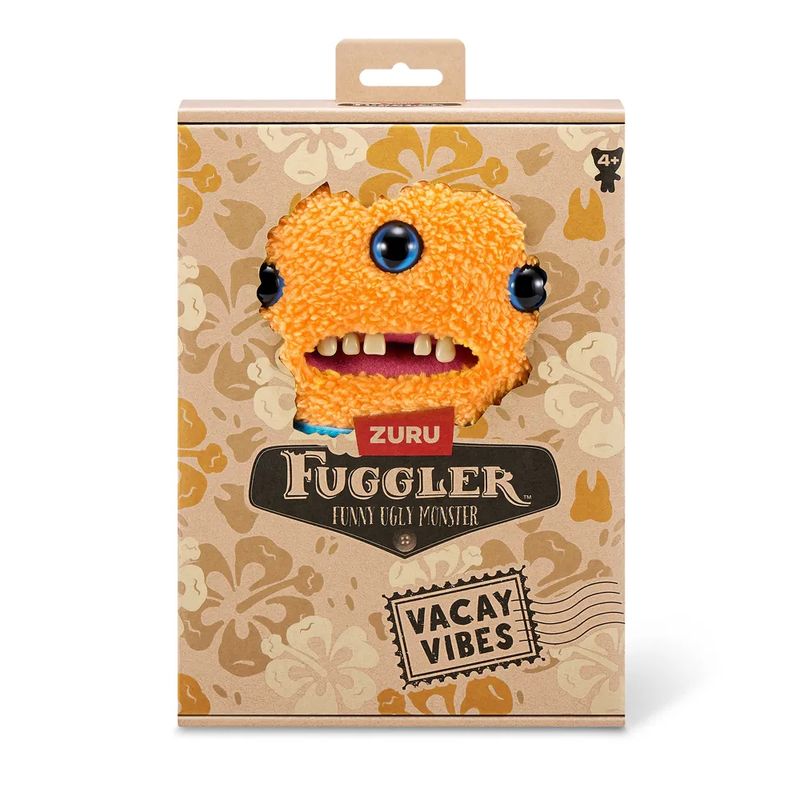 CAN27002 LARANJA - Pelucia Fuggler - Reek-o - Vacay Vibes - 23 cm - Candide 2