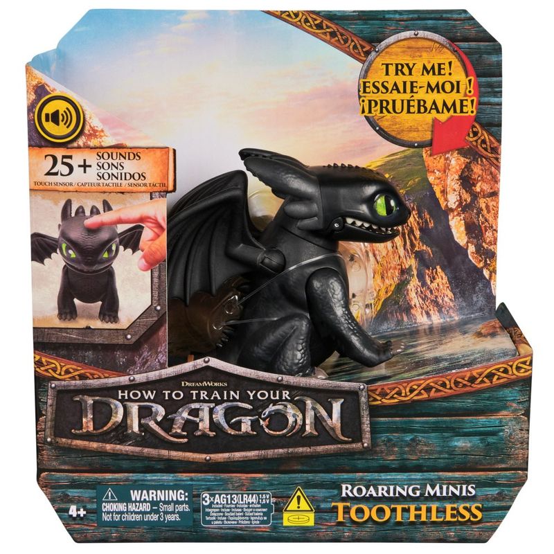 SUN4469 BANGUELA - Figura Interativa com Som - Banguela - Como Treinar o Seu Dragao - 9 cm - Sunny 2