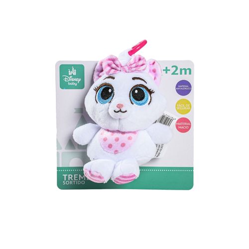 Pelúcia Treme-Treme - Gatinha Marie - Disney - 14 cm - BBR Toys