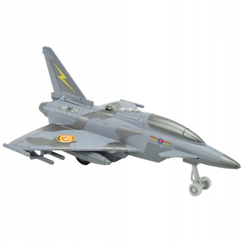 YES328962 - Aviao a Jato de Friccao com Luz e Som - Battleplane - 25 cm - Superlegal 1