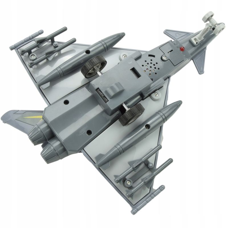 YES328962 - Aviao a Jato de Friccao com Luz e Som - Battleplane - 25 cm - Superlegal 4