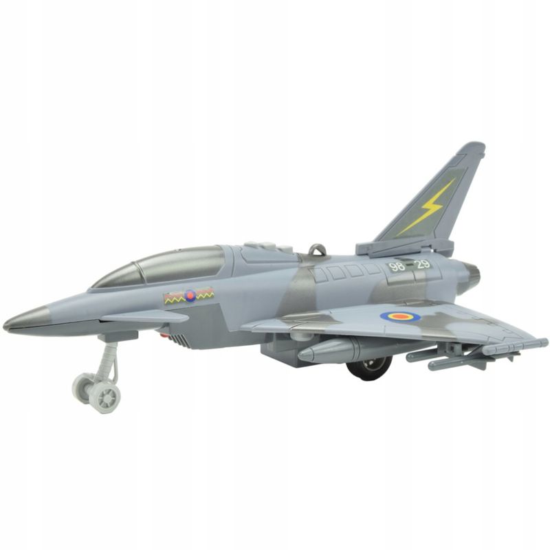 YES328962 - Aviao a Jato de Friccao com Luz e Som - Battleplane - 25 cm - Superlegal 6
