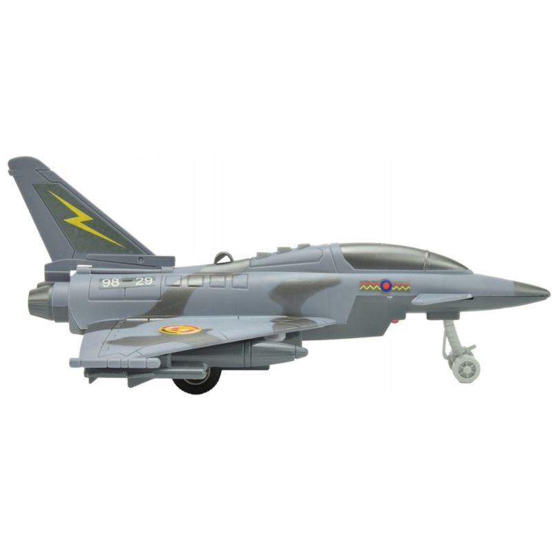 YES328962 - Aviao a Jato de Friccao com Luz e Som - Battleplane - 25 cm - Superlegal 7