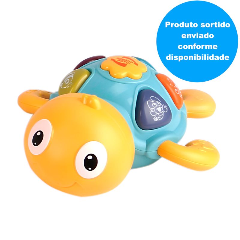 STISL268 - Brinquedo Musical com Luzes - Amigo Tartaruga - Sortido - BBR Toys 1