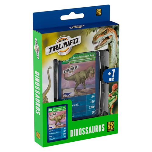 Jogo Super Trunfo - Dinossauros - Grow