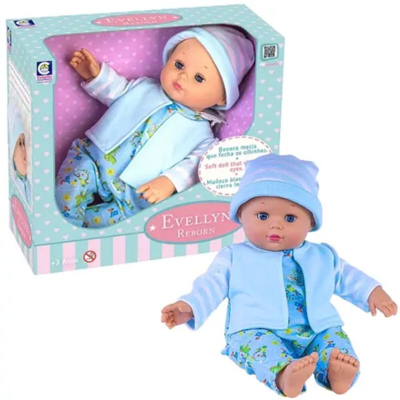 COT2811 - Boneca Reborn - Evellyn - Menino - Cotiplas 2
