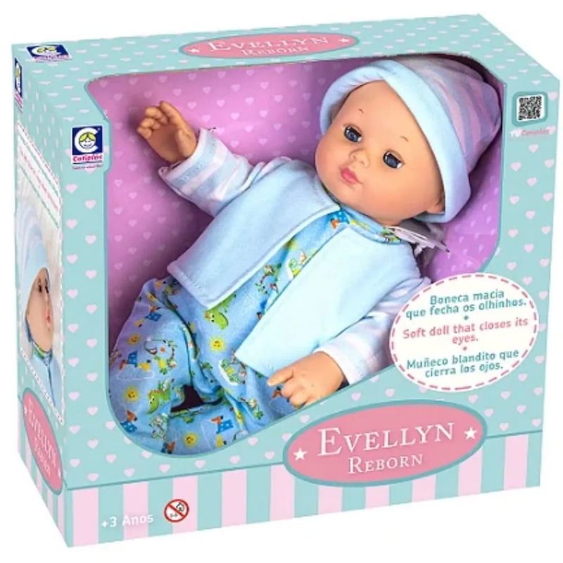 COT2811 - Boneca Reborn - Evellyn - Menino - Cotiplas 3