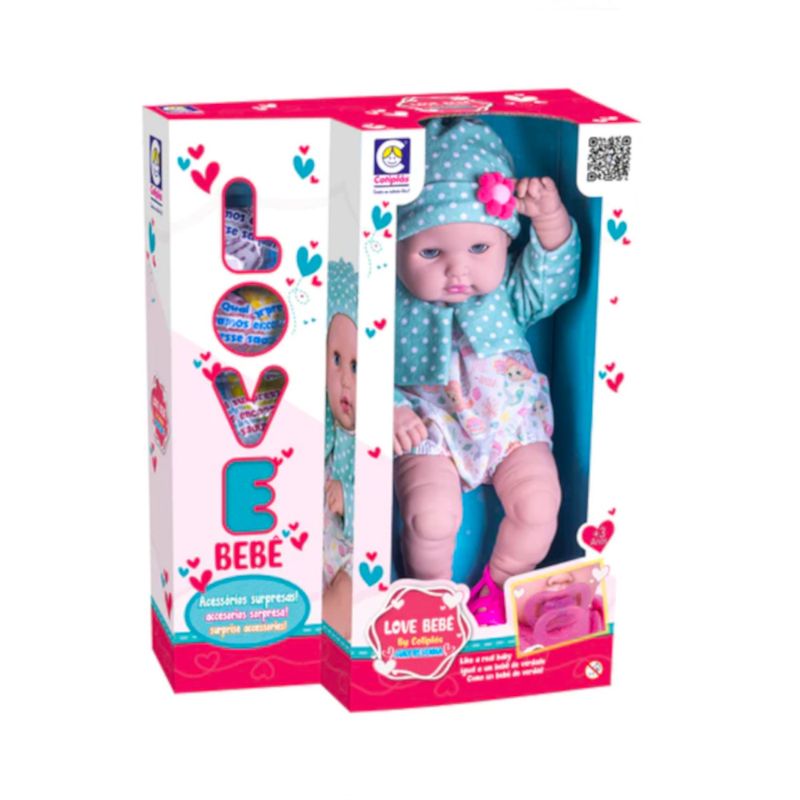 COT2734 - Boneca Reborn - Love Bebe Surpresinhas - Cotiplas 2