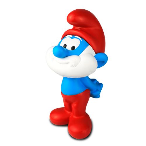 Boneco de Vinil - Papai Smurf - Os Smurfs - 14 cm - Cardoso