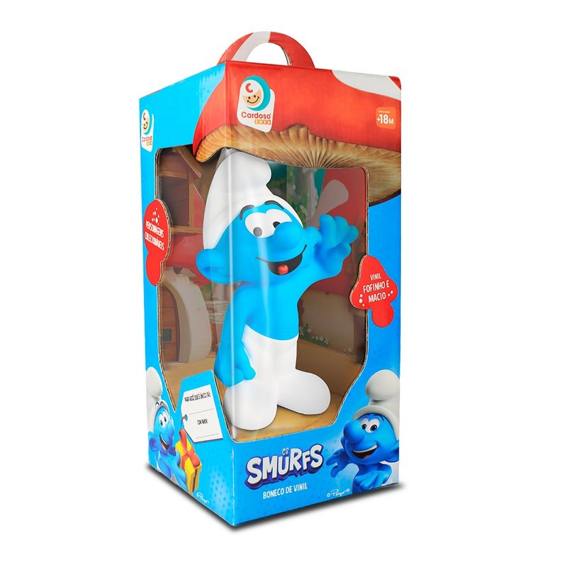CAR3106 - Boneco de Vinil - Smurf - Os Smurfs - 14 cm - Cardoso 2