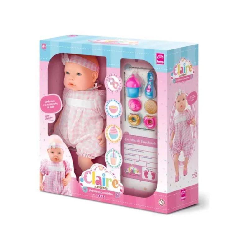 ROM5418 - Boneca Reborn - Claire - Primeiras Comidinhas - Roma 3