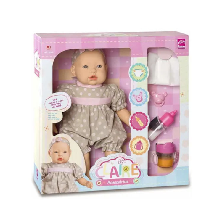 ROM5416 - Boneca Reborn - Claire - Acessorios - Roma 3