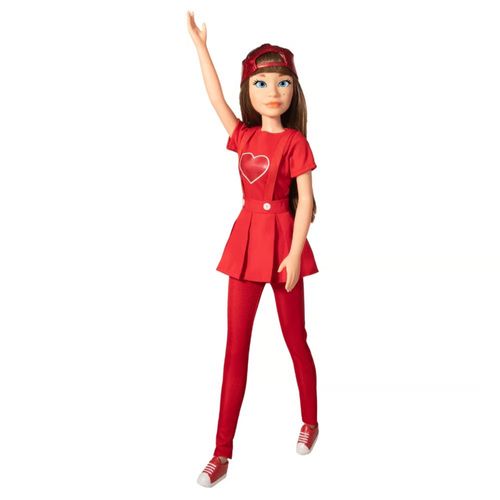 Boneca - Gi Aventureira - Vermelha - Luccas Neto - Baby Brink